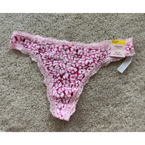 Women’s Aqua Thong Panties – M – Multiple Colors & Prints – Sexy Comfortable NWT - Picture 2 of 11